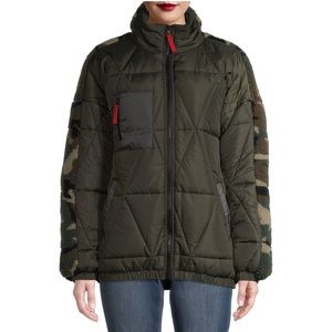 NWT EV1 Women’s Camo Teddy and Nylon Jacket